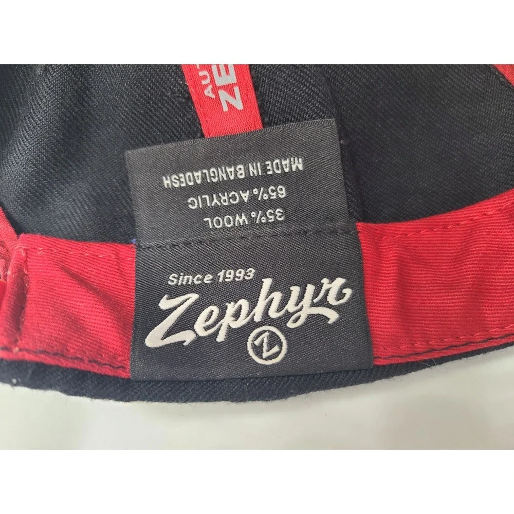 Youth Portland‎ Trail Blazers Zephyr Snapback Hat Cap NBA Basketball Black Red